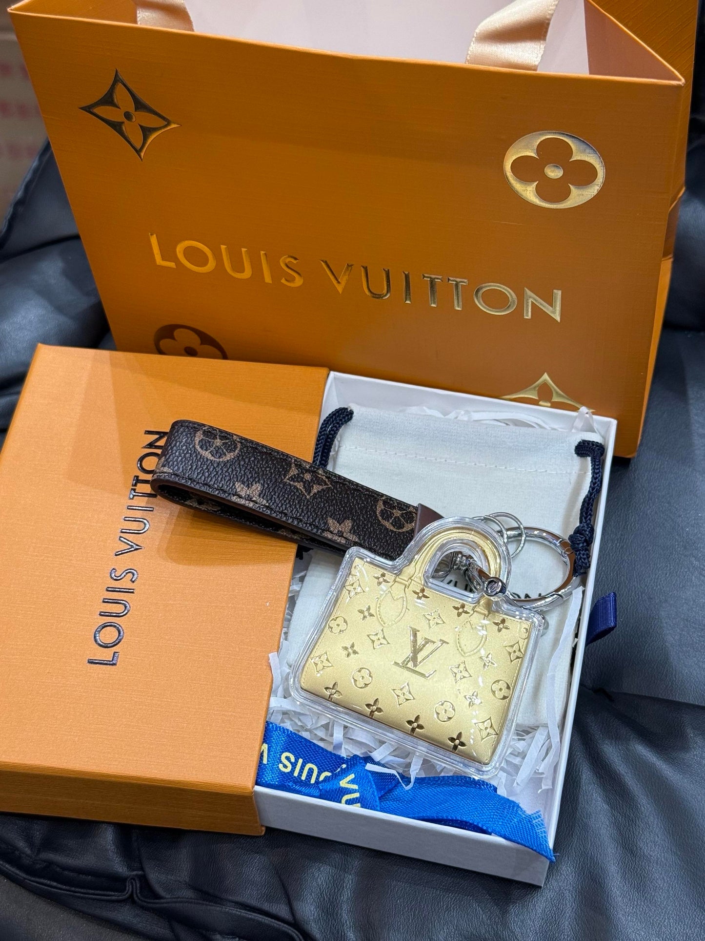 Keychain Gold Mini Bag