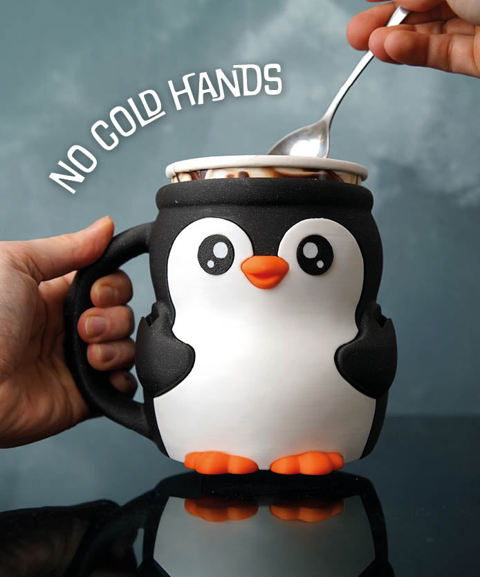 Pebbles, the Penguin Ice Pint Holder