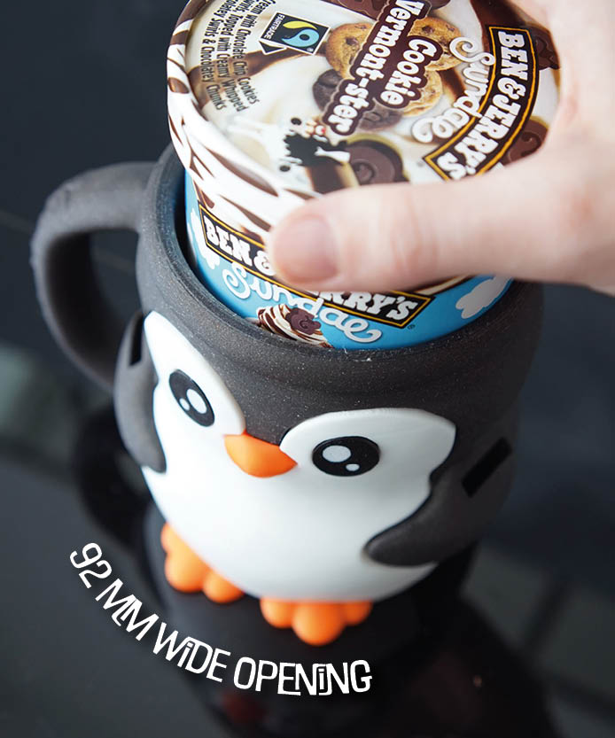 Pebbles, the Penguin Ice Pint Holder