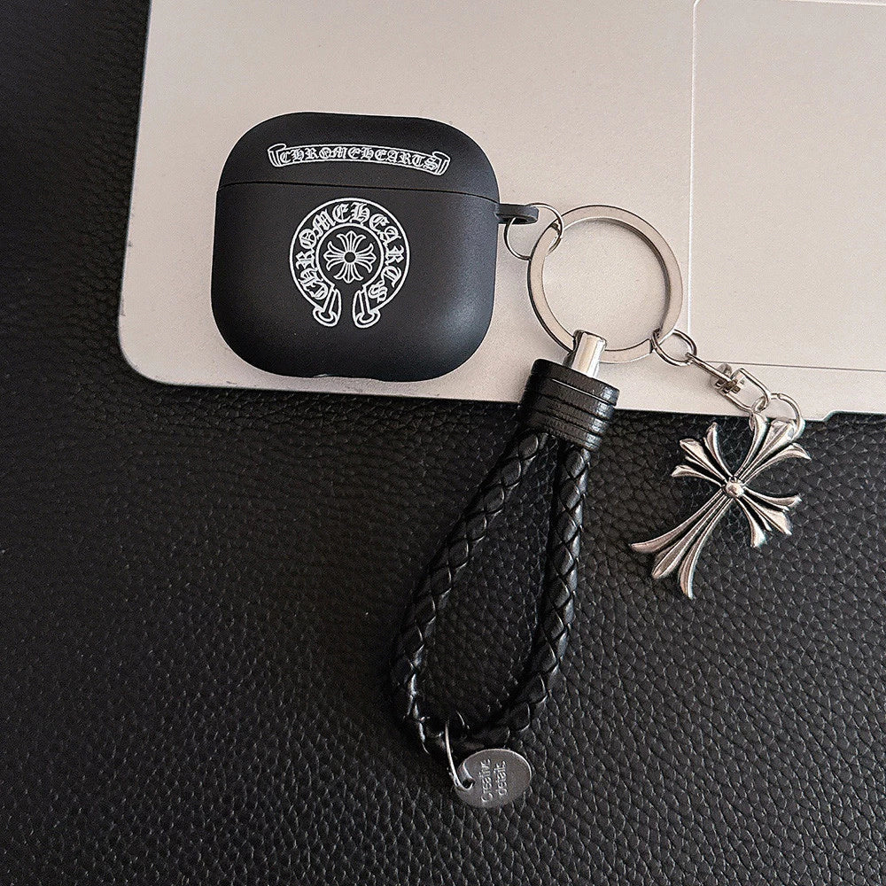 Gothic Cross AirPods Case with Charm