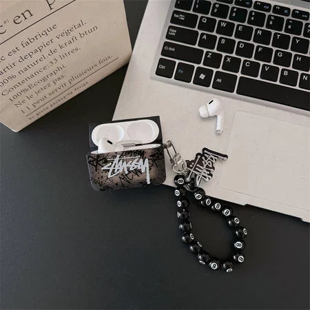 Black & White Charm Streetwear AirPod Case