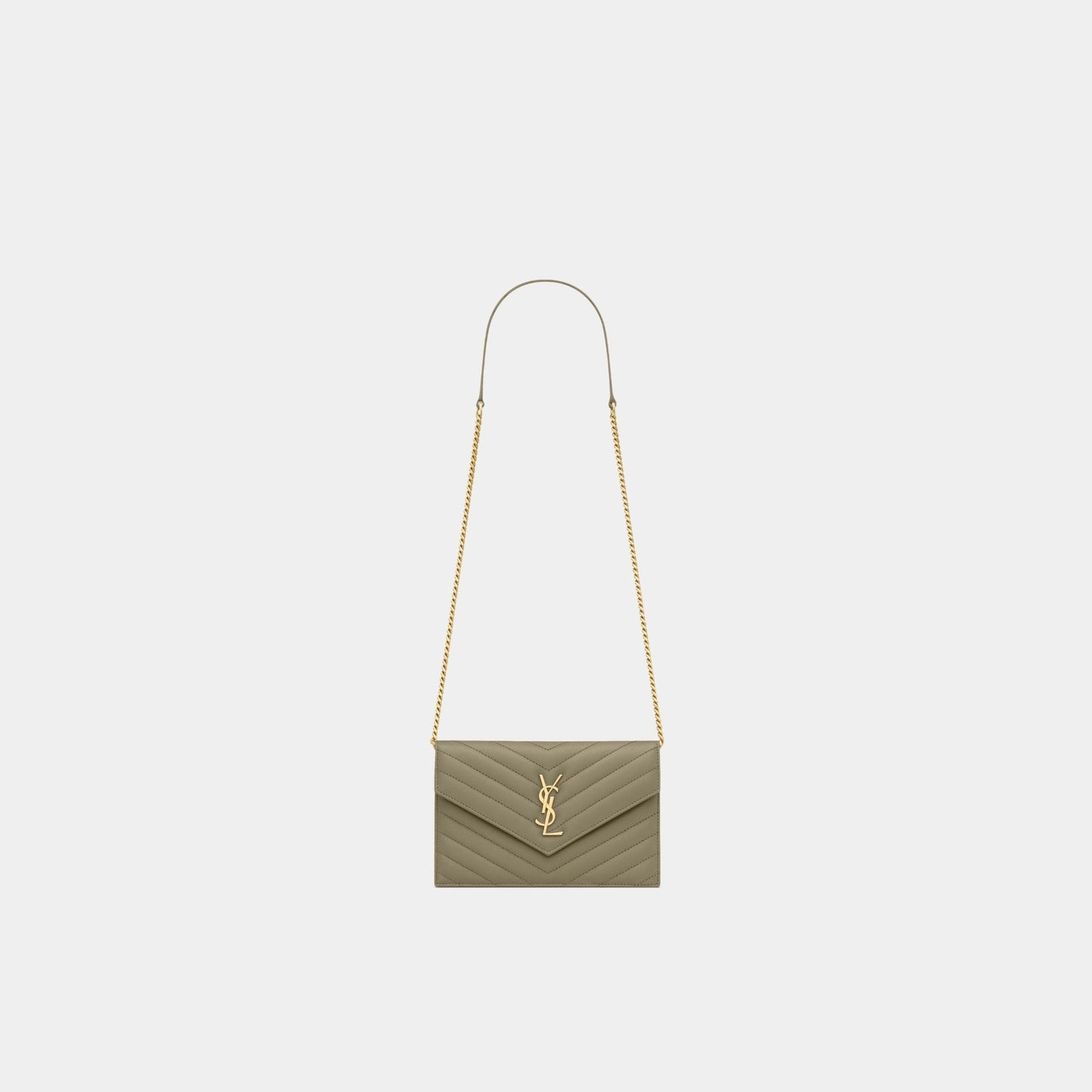 YL- Envelope Chain Wallet In Lambskin